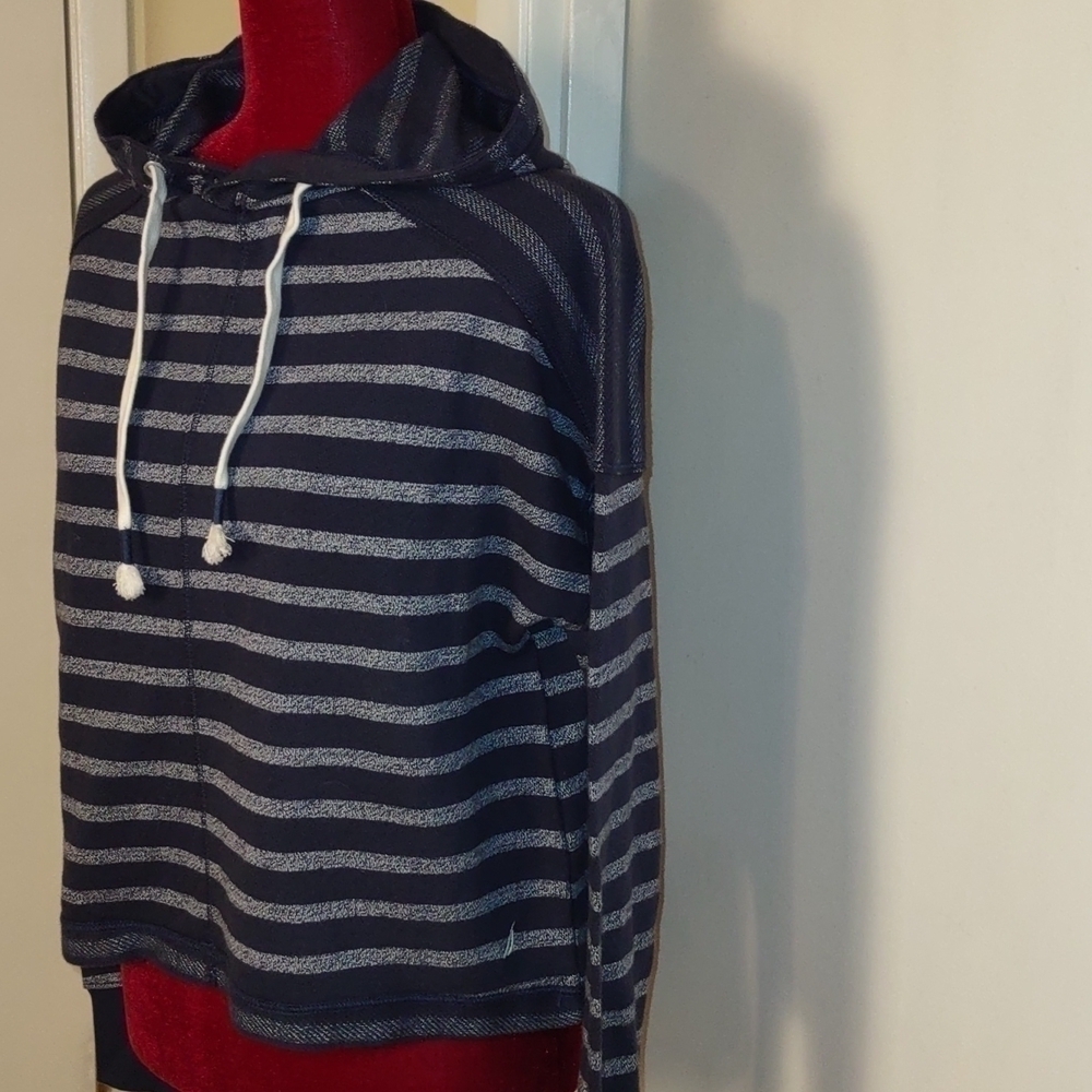 Nautica Navy Seas Summer Hooded Beach Jacket Size: Extra Small. NWT - Picture 4 of 9